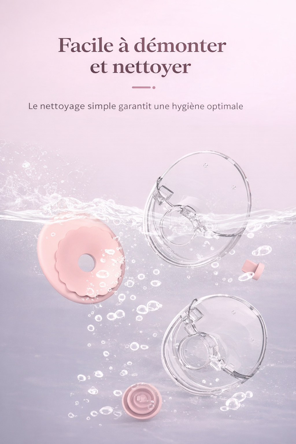 Tire-lait portable MèreVeille — Sans douleur, sans bruit, sans contrainte