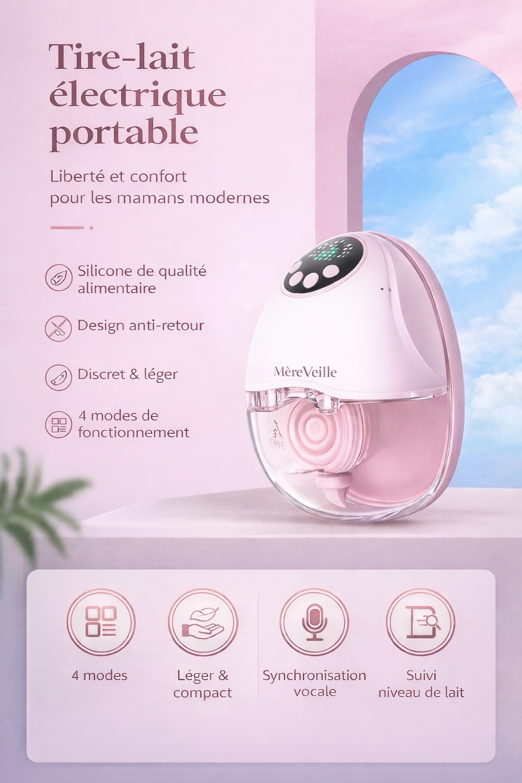 Tire-lait double MèreVeille — Deux fois plus vite, deux fois plus libre